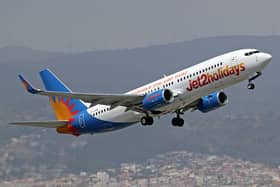 Jet2 has issued a warning to UK holidaymakers, urging them to check for possible delays due to strike action affecting Spanish air traffic services in April (Photo by Urbanandsport/NurPhoto via Getty Images)