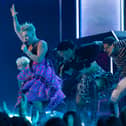P!NK performs onstage at the 2023 iHeartRadio Music Awards at Dolby Theatre in Los Angeles, California on March 27, 2023.