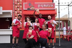 Nongshim Taste of London Food Festival promotional booth