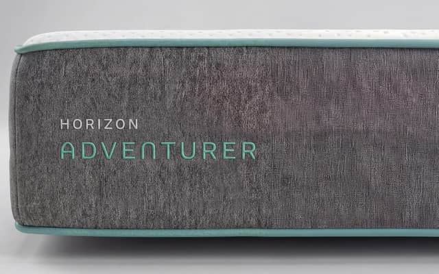 Bamboo-infused memory foam adds cushioning and breathability to the the Horizon Adventurer mattress.