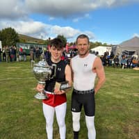 Max Bates wins 11-stone men's wrestling crown at Alwinton Show
