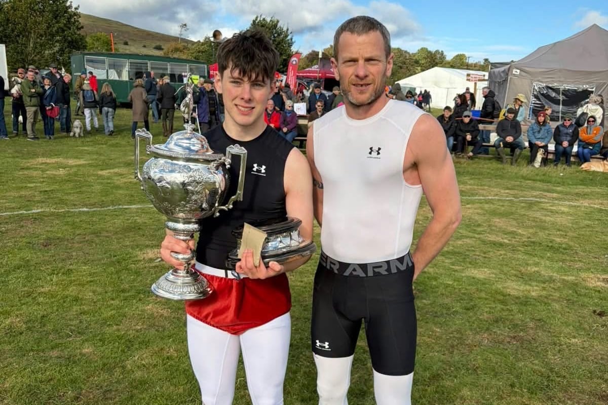 Max Bates wins 11-stone men's wrestling crown at Alwinton Show