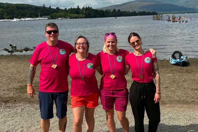 1.5km Peter, Sharron, Lucy and Amy