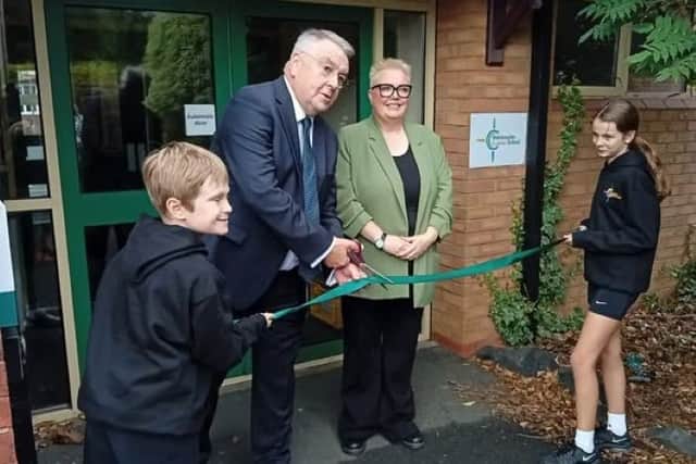 Alan Campbell officially opens Monkseaton Coastal School