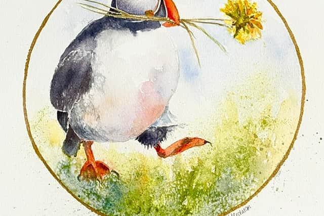 Cheeky Puffin by Judith Herdman