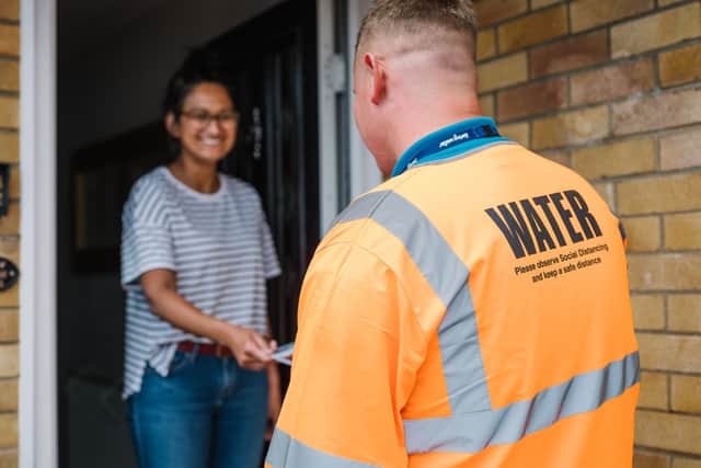 Northumbrian Water can provide a password to help protect households from bogus callers