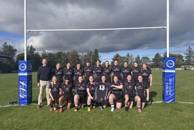 Silvery Tweed Cereals with the Berwick Ladies RFC team