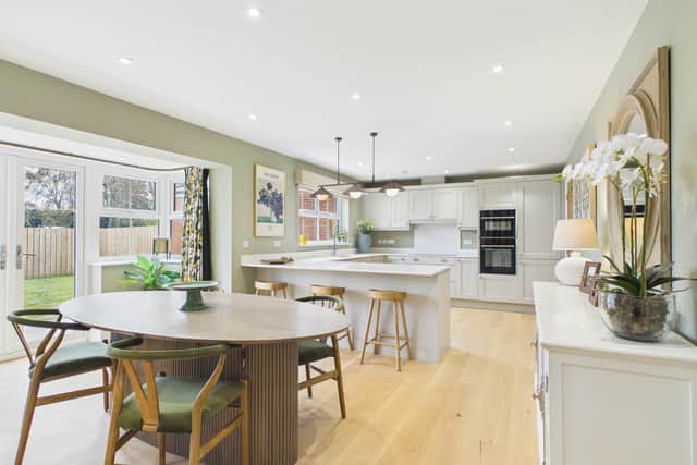 Inside the showhome at South Meadows in Belford.