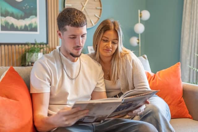 • Jacob Southgate and Harmony Pearce bought their first home after receiving a deposit contribution from Bellway