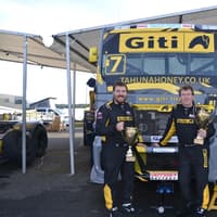 Northumberland father and son head into British Truck Racing Championship finale