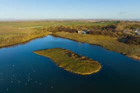 Hauxley from the air.