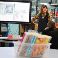 Author and illustrator inspires next generation of creators at NCEA Duke's Secondary School in Ashington