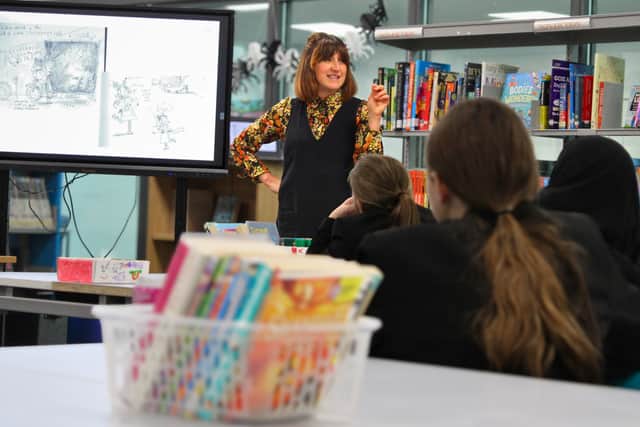 Bestselling Author-Illustrator Kate Pankhurst engaging with students at NCEA Duke's Secondary School through an exclusive creative workshop.