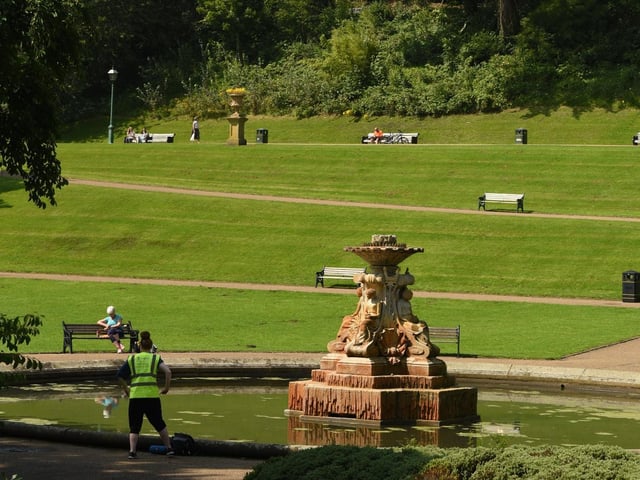 The old Park Hotel overlooks Avenham and Miller Park.