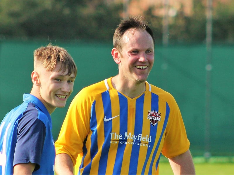 Alex Sheader and Josh Pickin share a joke