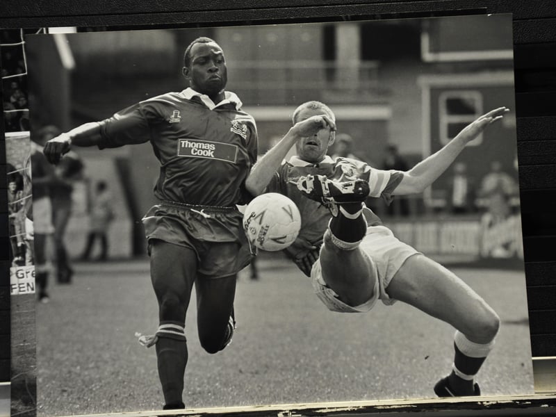 Cost: £70k. Sold for: £140k. The wing wizard from Watford became Posh's record signing when he pitched up at London Road in March 1989. He wasn't great in a poor team until Chris Turner turned up at the club the following year. His career, like many others, than took off as he made strong contributions to those back-to-back promotions and the club's historic rise to Division One. He was largely an unsung hero, but he scored a crucial goal in a famous play-off semi-final win at Huddersfield. Posh doubled their money on Sterling when selling him to Bristol Rovers in the summer of 1993.