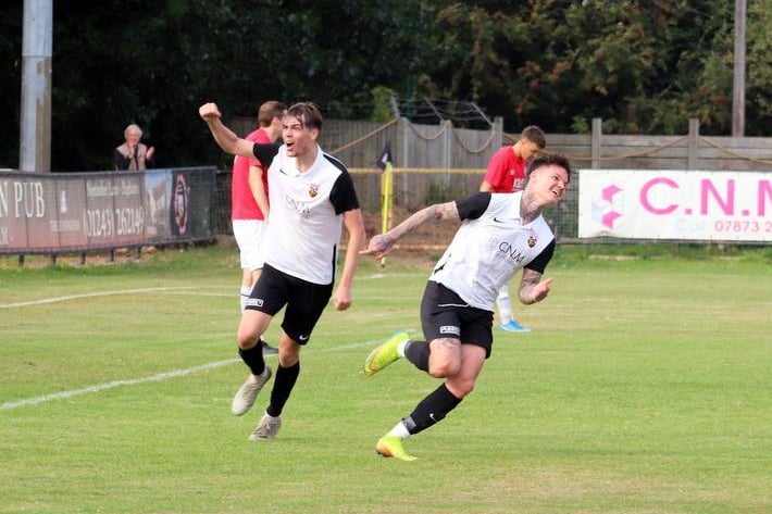 Action from Pagham's 1-0 win over Saltdean in the SCFL premier at Nyetimber Lane / Pictures: Roger Smith