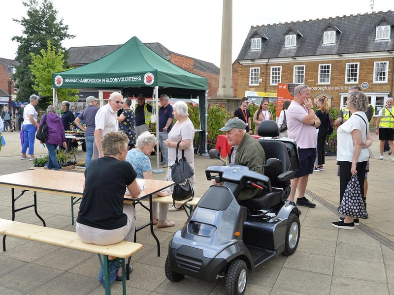 Busy scenes during the Volunteers Fair.