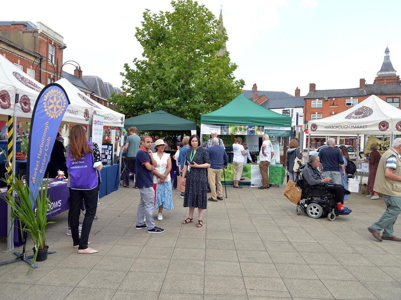 Busy scenes during the Volunteers Fair.
