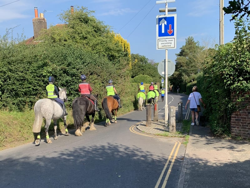The Pass Wide and Slow Campaign took place in Ditchling on Saturday (September 18).