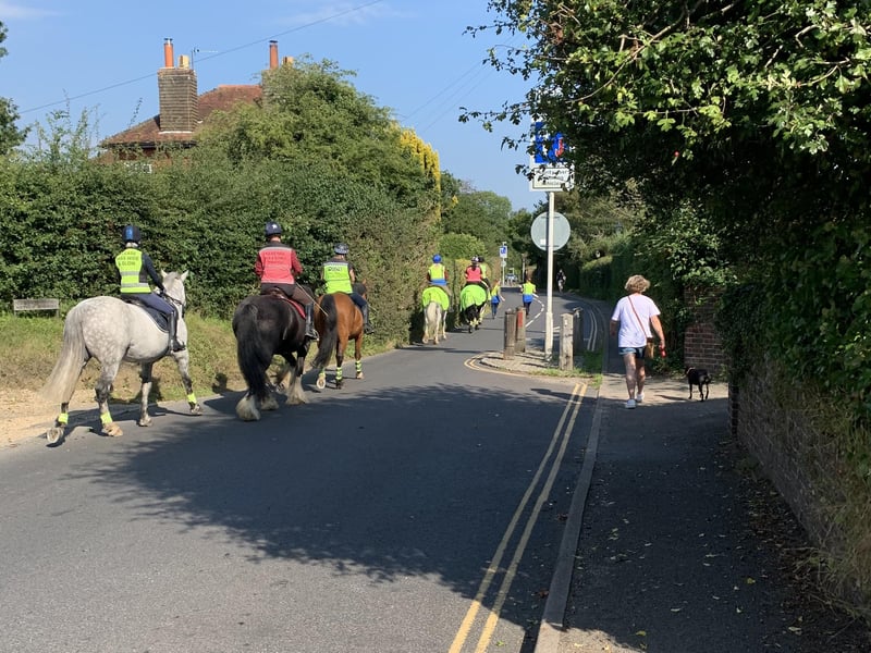 The Pass Wide and Slow Campaign took place in Ditchling on Saturday (September 18).
