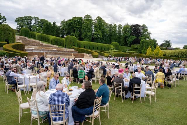 The garden party in full swing. Picture: Jane Coltman