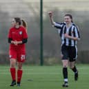 Libby Rees scored in the County Cup final defeat. Picture: Alnwick Town Ladies