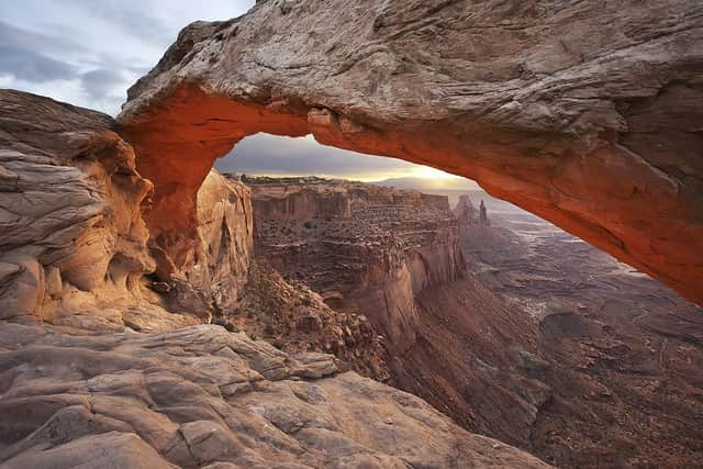 Mesa Arch. Picture by Mick Watson.