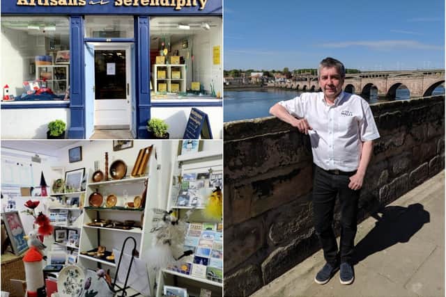 Berwick Chamber of Trade chairman Stephen Scott has backed an appeal urging residents to support local arts and craftspeople.