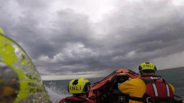 Four people were rescued by RNLI Seahouses.