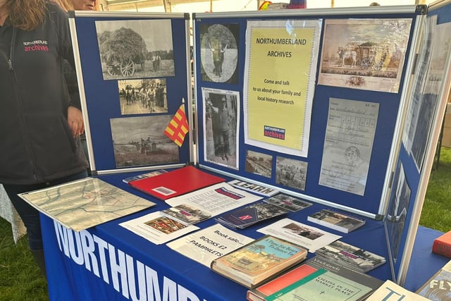 Northumberland Archives had a stall.