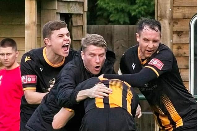 Morpeth Town fought back for a vital win against Stalybridge Celtic. Picture: George Davidson