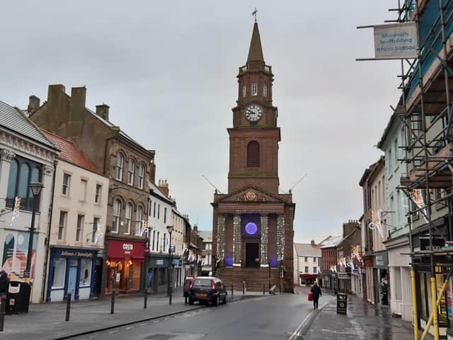 The mini-concert will be held on the steps of Berwick Town Hall.
