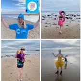 Alnmouth's Lucy Frost is taking on the Cancer Research March Cold Water Challenge in a different fancy dress costume each day.