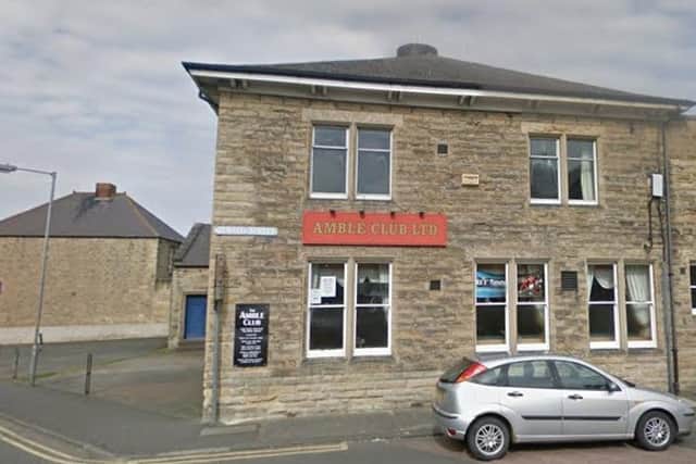 Amble Club on Bede Street in Amble, Northumberland. Photo: Google Streetview.