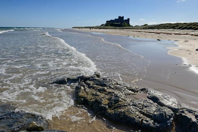 Bamburgh beach and castle. Picture by Jane Coltman