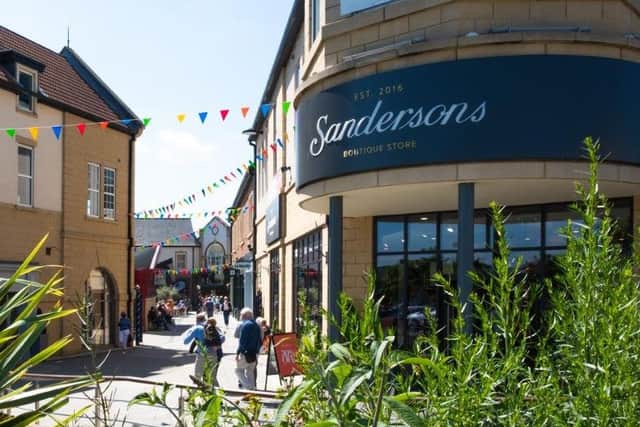The Sandersons store in Morpeth.