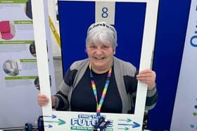Sandra started at Northumbria Healthcare as a volunteer sewing machinist during the pandemic. (Photo by Northumbria Healthcare)