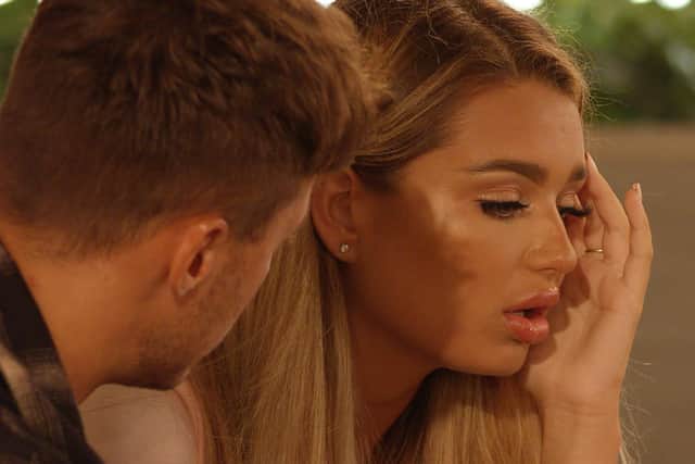 Lucinda and Brad. Picture: ITV
LOVE ISLAND, TONIGHT AT 9PM ON ITV2 AND ITV HUB