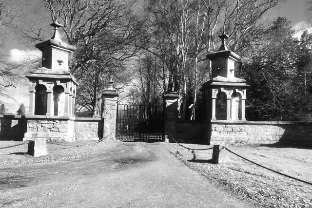 Chillingham Castle gateway.