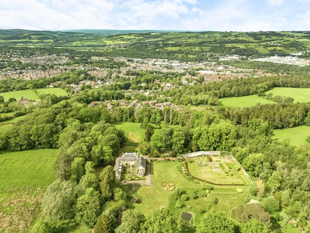 The grounds boast formal gardens, productive fruit trees, a traditional walled garden, heated greenhouse and a secluded former quarry garden carpeted with rhododendrons.