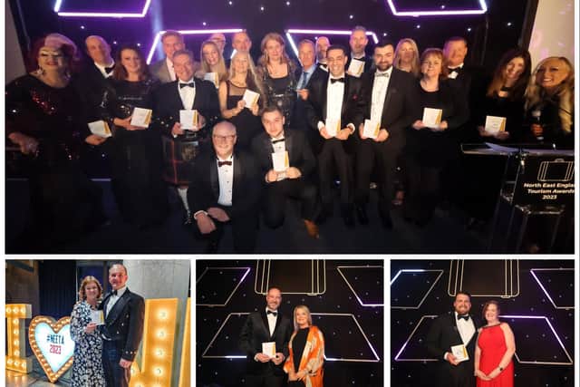 Winners at the North East England Tourism Awards.