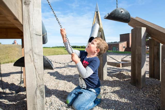 Woodhorn Museum’s new accessible play area will encourage physical and social play between children of differing ages and abilities.