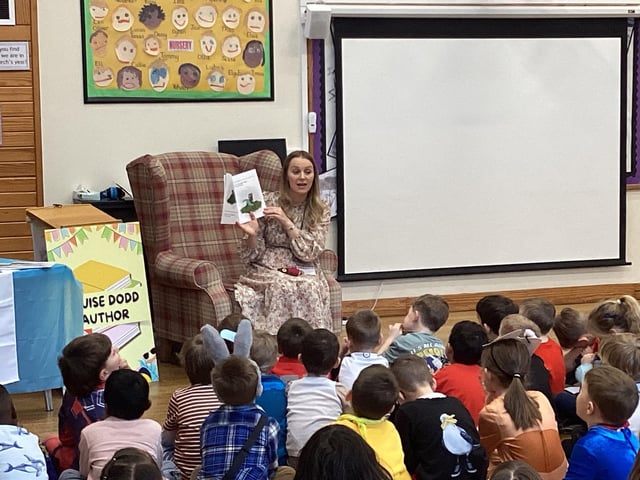 Pupils at St Robert's Catholic First School enjoy World Book Day