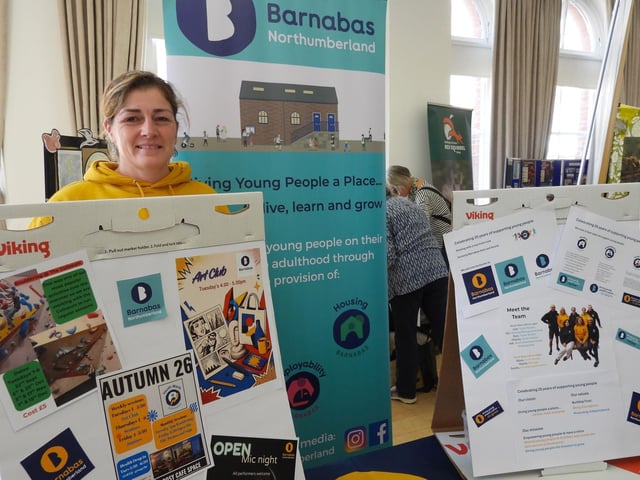 One of the stalls at the Community Fair.