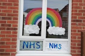 Anth Ford sent in this photo showing support for NHS workers.