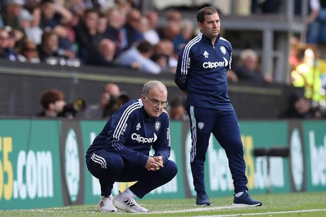 Marcelo Bielsa, Manager of Leeds United. (Photo by George Wood/Getty Images)