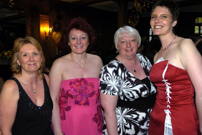Staff from Coquet High School, Amble, had fun too at the prom at Alnwick's White Swan Hotel in 2008.