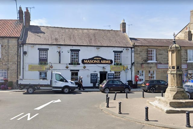 The Masons Arms at Warkworth is ranked number 4.