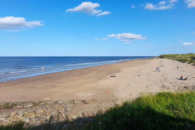 Cocklawburn beach, near Berwick, is ranked number 9. It gets a 4.5 rating based on 124 reviews.